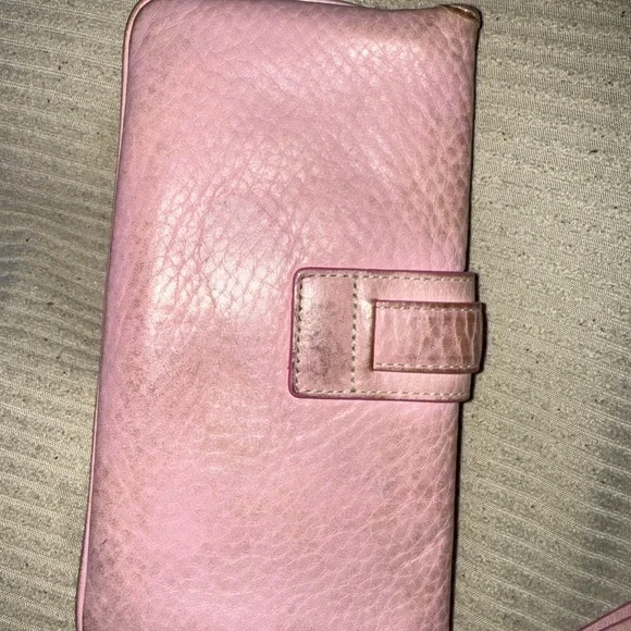 Coach Pink Clutch Wristlet - Picture 2 of 4